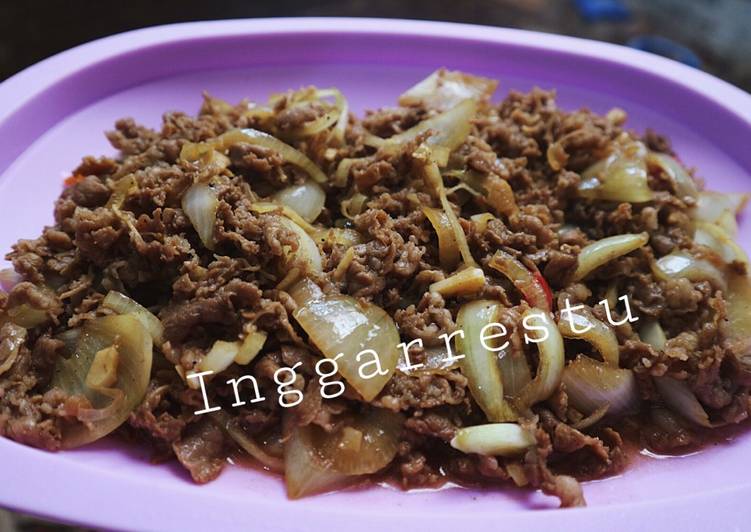 resep masakan Beef teriyaki