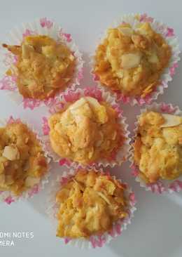 Cheese, Almond, Cornflakes Cookies Mudah