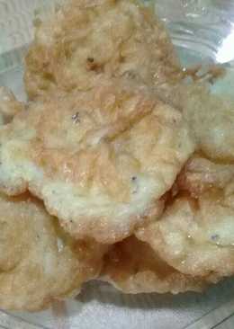 Teri nasi segar goreng telor