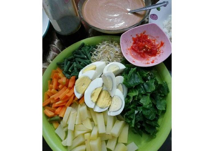 gambar untuk cara membuat Gado gado