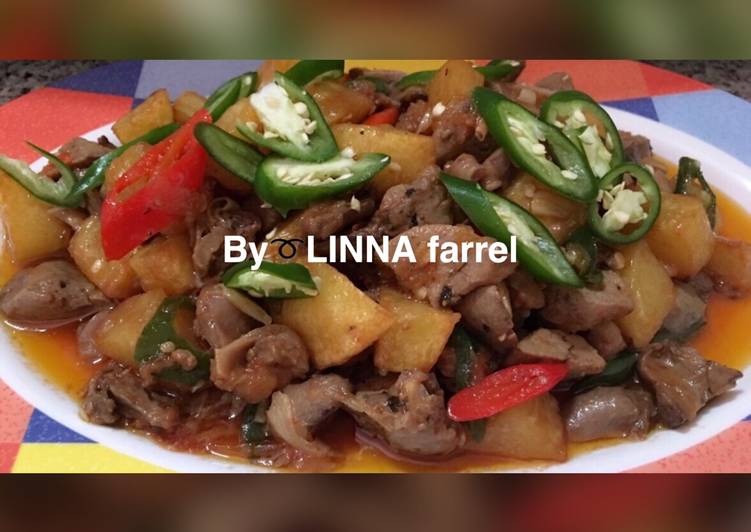 resep masakan Sambal goreng kentang ati ampela