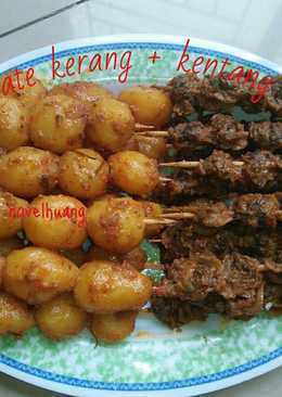 Rendang sate kerang & kentang