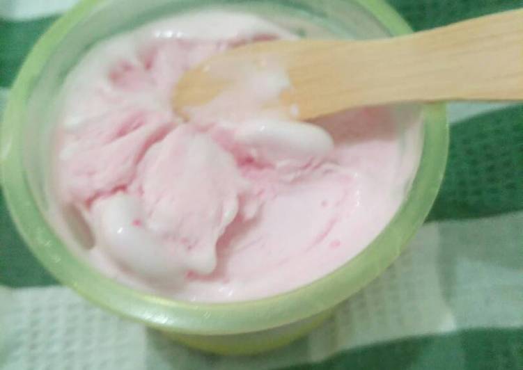 resep lengkap untuk Es krim pop ice