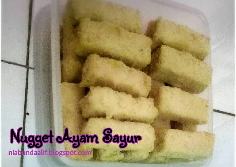 resep Nugget Ayam Sayur (toddler meal)