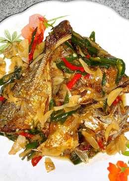 Ikan kembung Tumis asam jawa