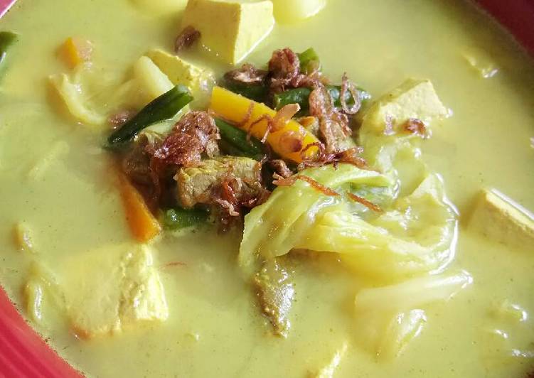 cara membuat Sayur Kuning / Kari Sayuran