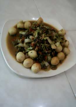 Tumis Sayur Kerang Telur Puyuh