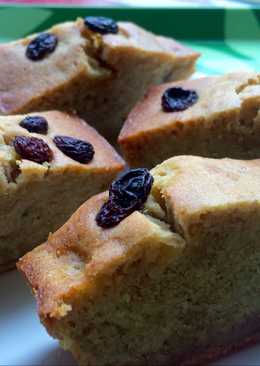 Bolu Pisang Kismis no mixer