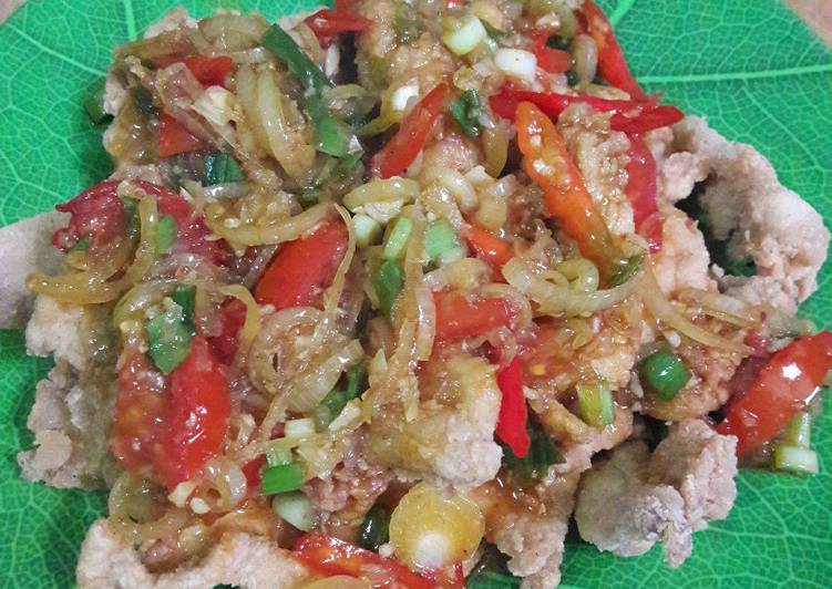 cara membuat Ayam fillet Crispy asem manis pedas