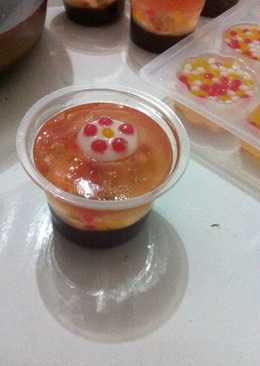 Puding Agar Mangga Flower