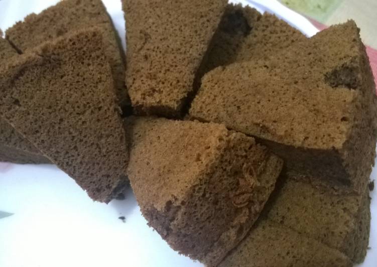 gambar untuk resep Chiffon Cake Choco Coffe Mocca lembut, harum, kepyuss lumer di mulut