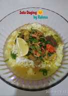 Soto Daging Rumahan