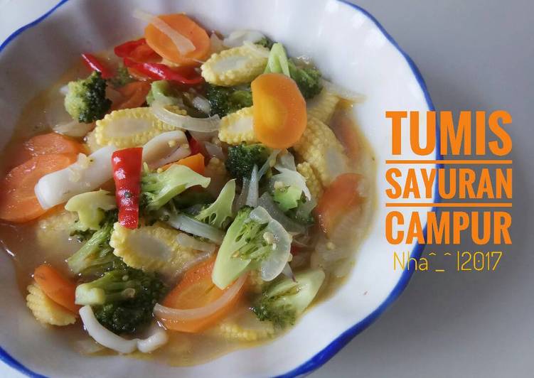 gambar untuk resep makanan Tumis Sayuran Campur