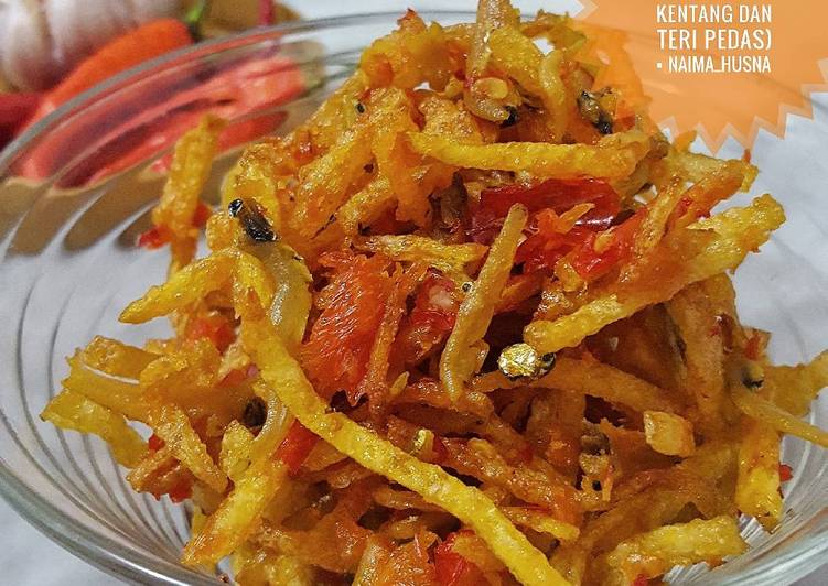 Resep Bencok (kering kentang dan teri pedas) Karya naima_husna