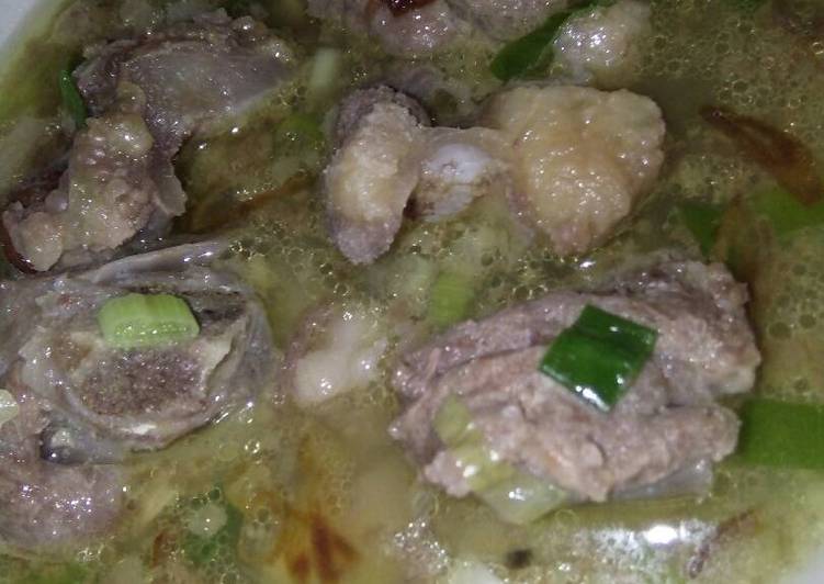 resep makanan Sop tetelan simple