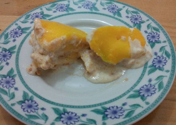 Resep Mango Cake/Kue Mangga simple no oven By Miseko