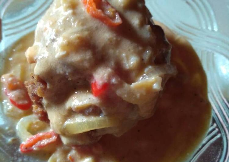 resep masakan Chicken salted egg sederhana