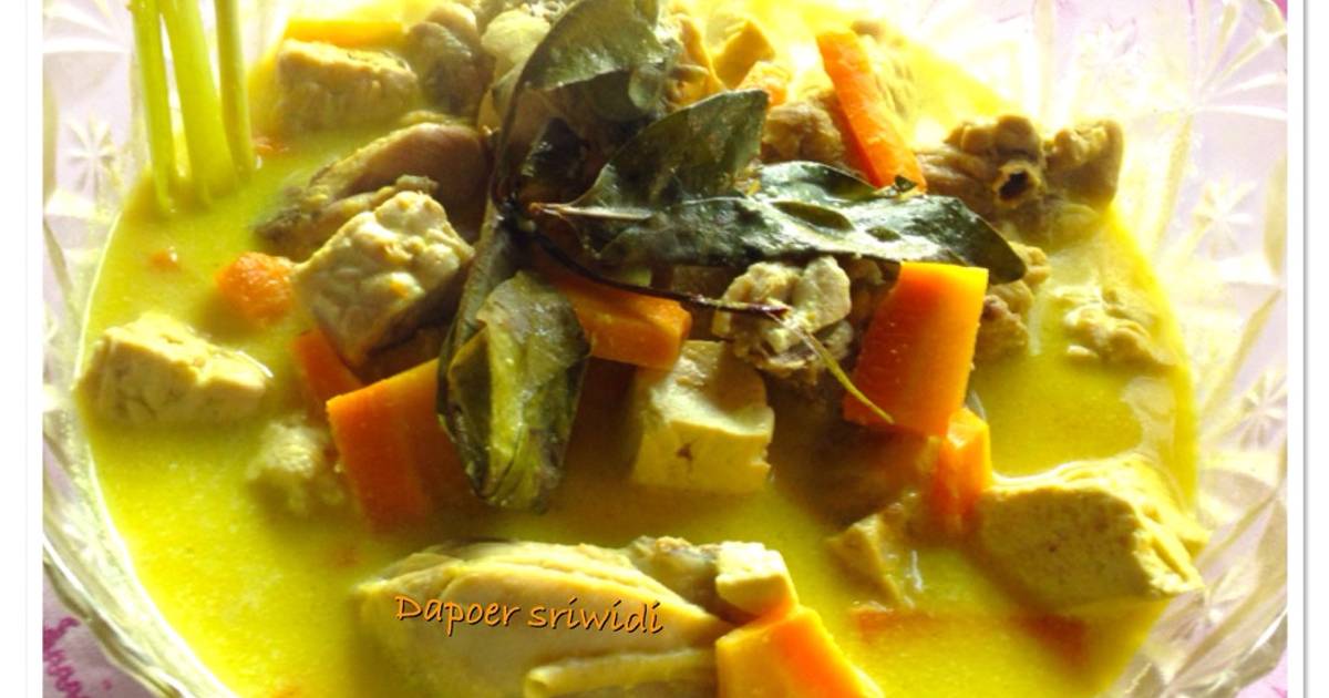 Resep Kari ayam ala Dapoer sriwidi