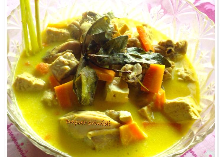 resep lengkap untuk Kari ayam