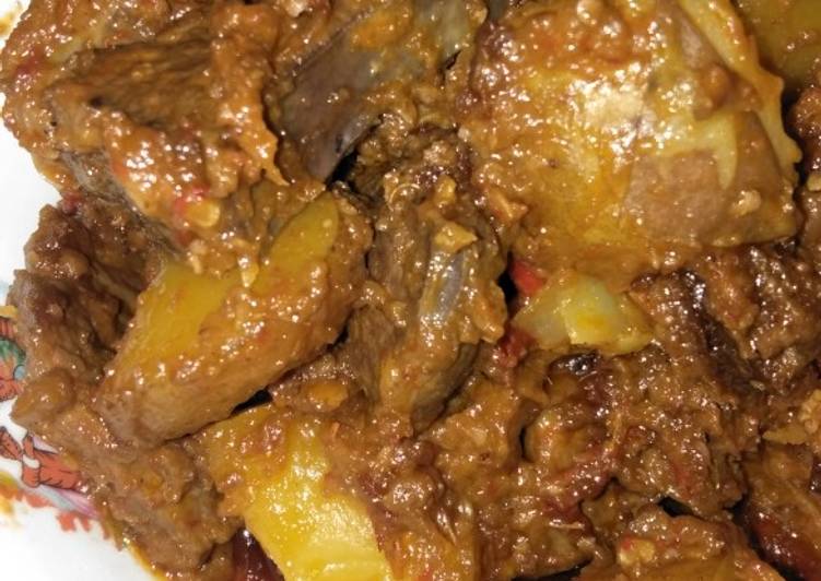 Resep Rendang Hati Sapi Dan Kentang Oleh Rahma Cookpad