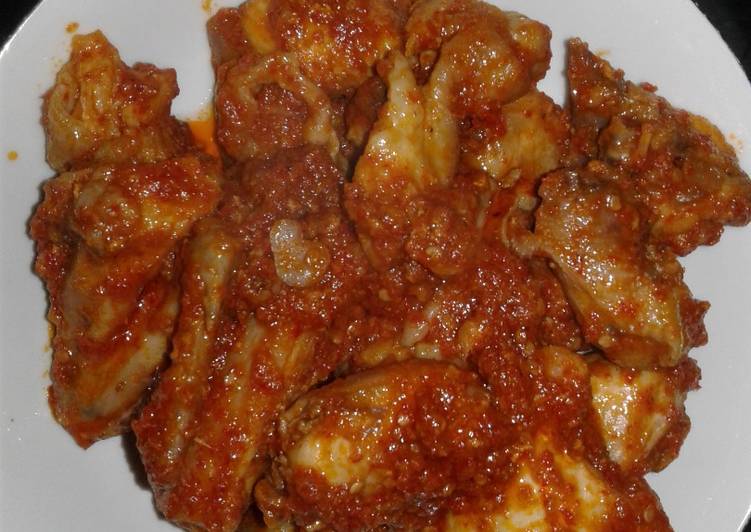 resep lengkap untuk Ayam sambel pemula