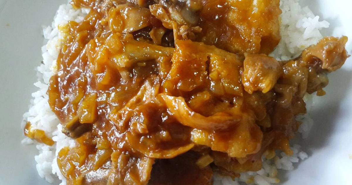 Resep Nasi Ayam Saus Tiram Pedas ala Novi Gustiani Putri