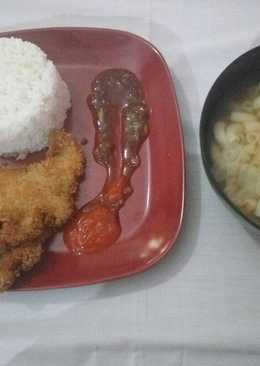 Chicken Katsu with Teriyaki Sauce