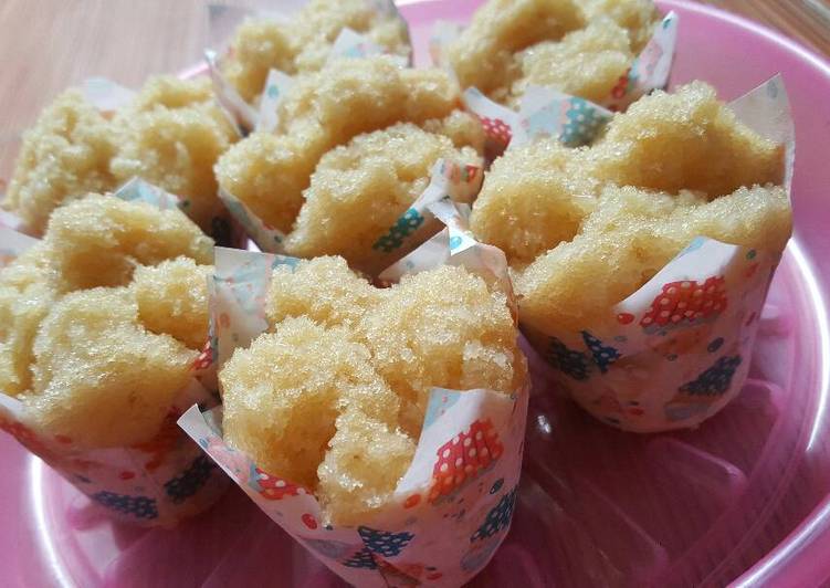 resep makanan Cupcake Kukus Tanpa Telur Tanpa Mixer