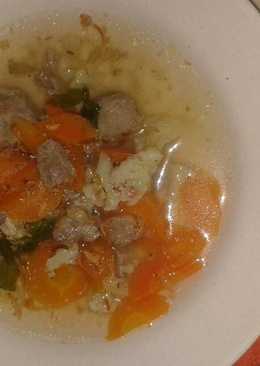 Sayur Sop Daging Sapi + Bakso Sapi#Kita Berbagi