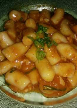 Tteokbokki ala Korea Simple