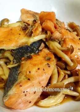 Salmon shimeji enak Bgt