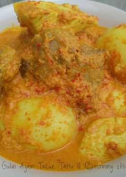 Gulai Ayam,Telur & Tahu