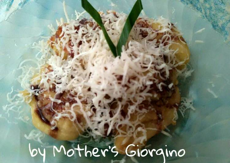 bahan dan cara membuat Choco Banana Cheese Melt by Mother's Giorgino