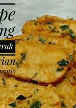 Tempe Goreng Daun Jeruk Vegetarian