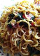 Bakmi Jawa Goreng dengan Kornet Sapi