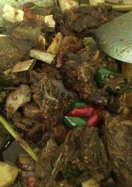 Semur iga daging payau