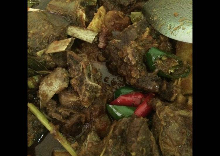 resep Semur iga daging payau