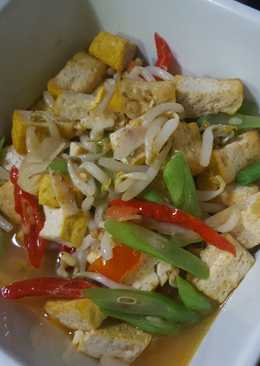 Tumis tahu buncis toge