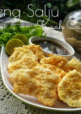 Cireng Salju Kuah Cuko (sensasi makan cireng rasa mpek mpek)