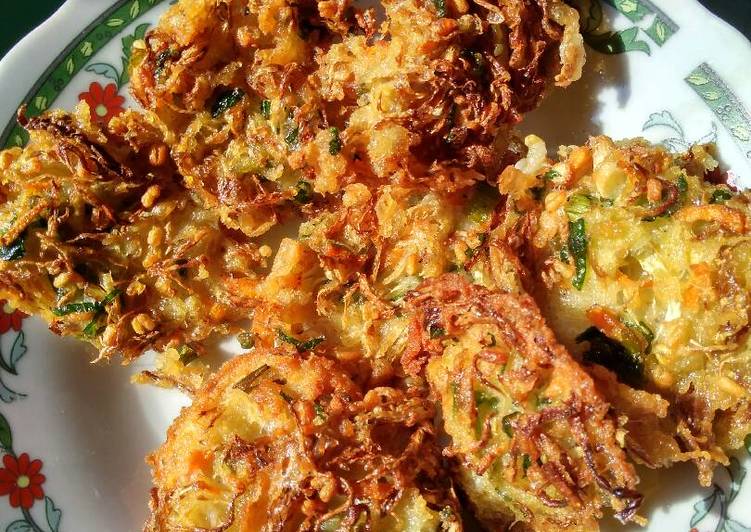 cara membuat Bakwan Sayur Crispy