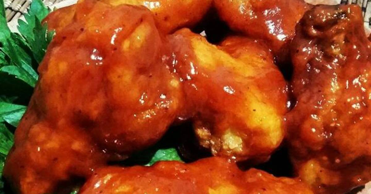 Resep Buffalo Chicken Wings ala Ghariza Priyanto