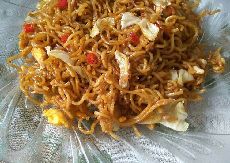 resep lengkap untuk Mie Goreng Simple Mudah Sedap (bumbu minimalis)