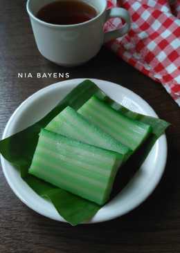 Kue lapis sagu pandan (#pr_lapistradisional)