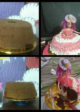 Chiffon Ogura Cokelat ukuran sendok makan #pr_aneka chiffon