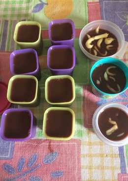 Puding coklat karamel denga vla susu