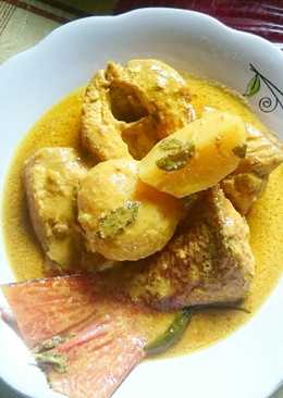 Gulai kuning kakap merah