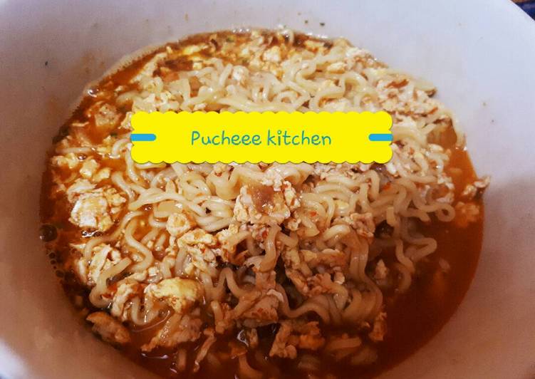 gambar untuk resep makanan Mie kuah pedas (Indomie)