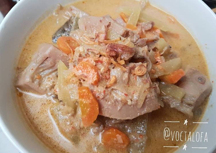 resep masakan Sayur nangka / kuah lontong sayur