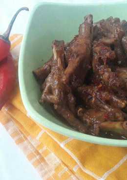 Ceker kecap ngelupas