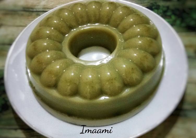 Puding Matcha